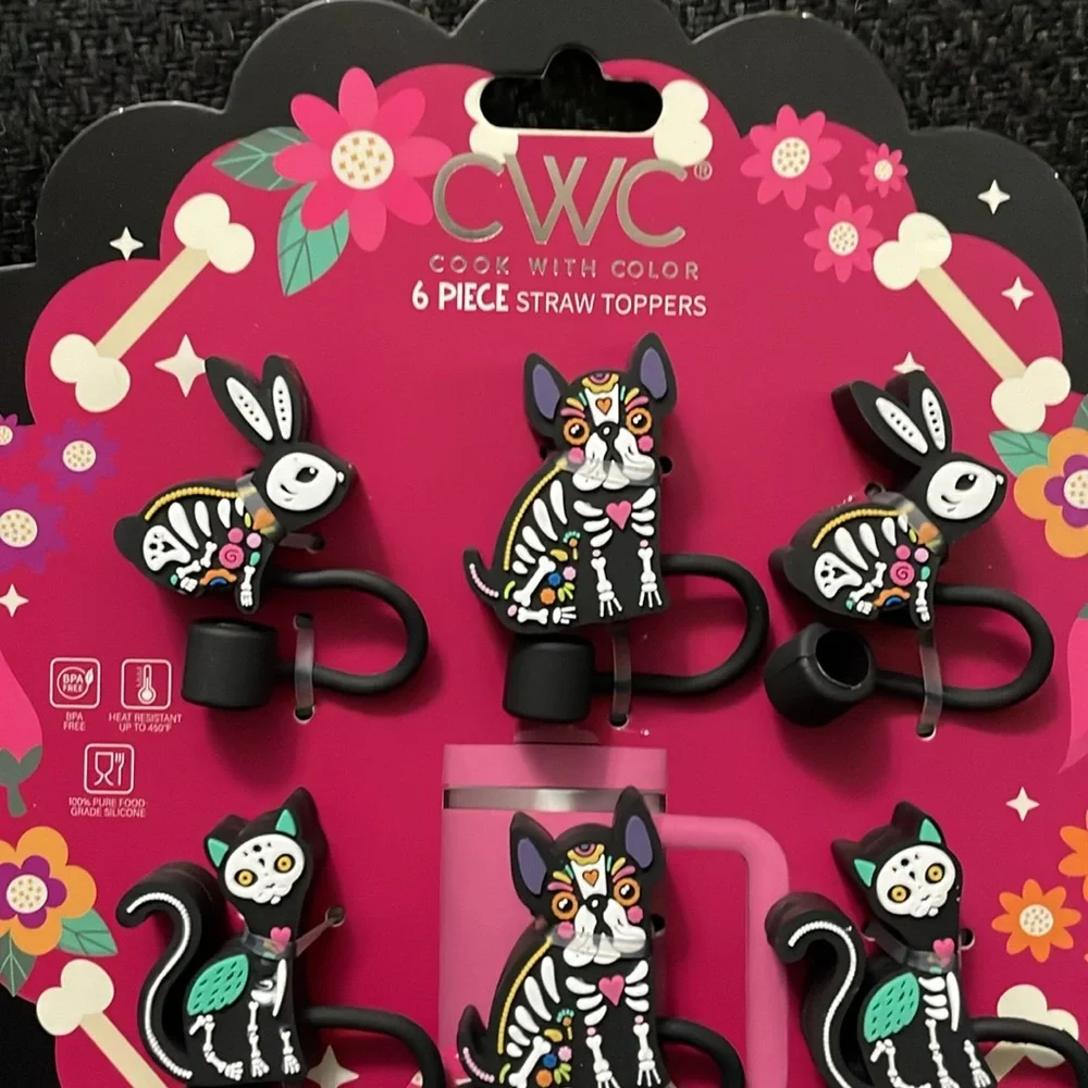 CWC Cook With Color Straw Toppers - Picture 3 of 10